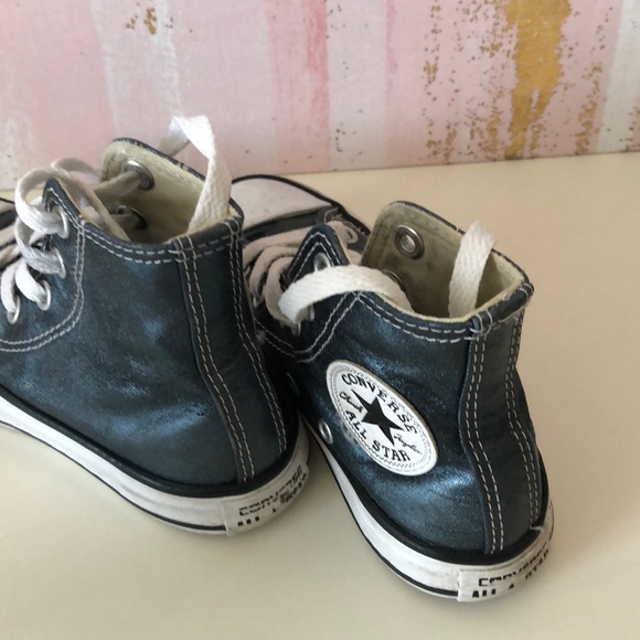 Girls converse metallic blue - Picture 3 of 6